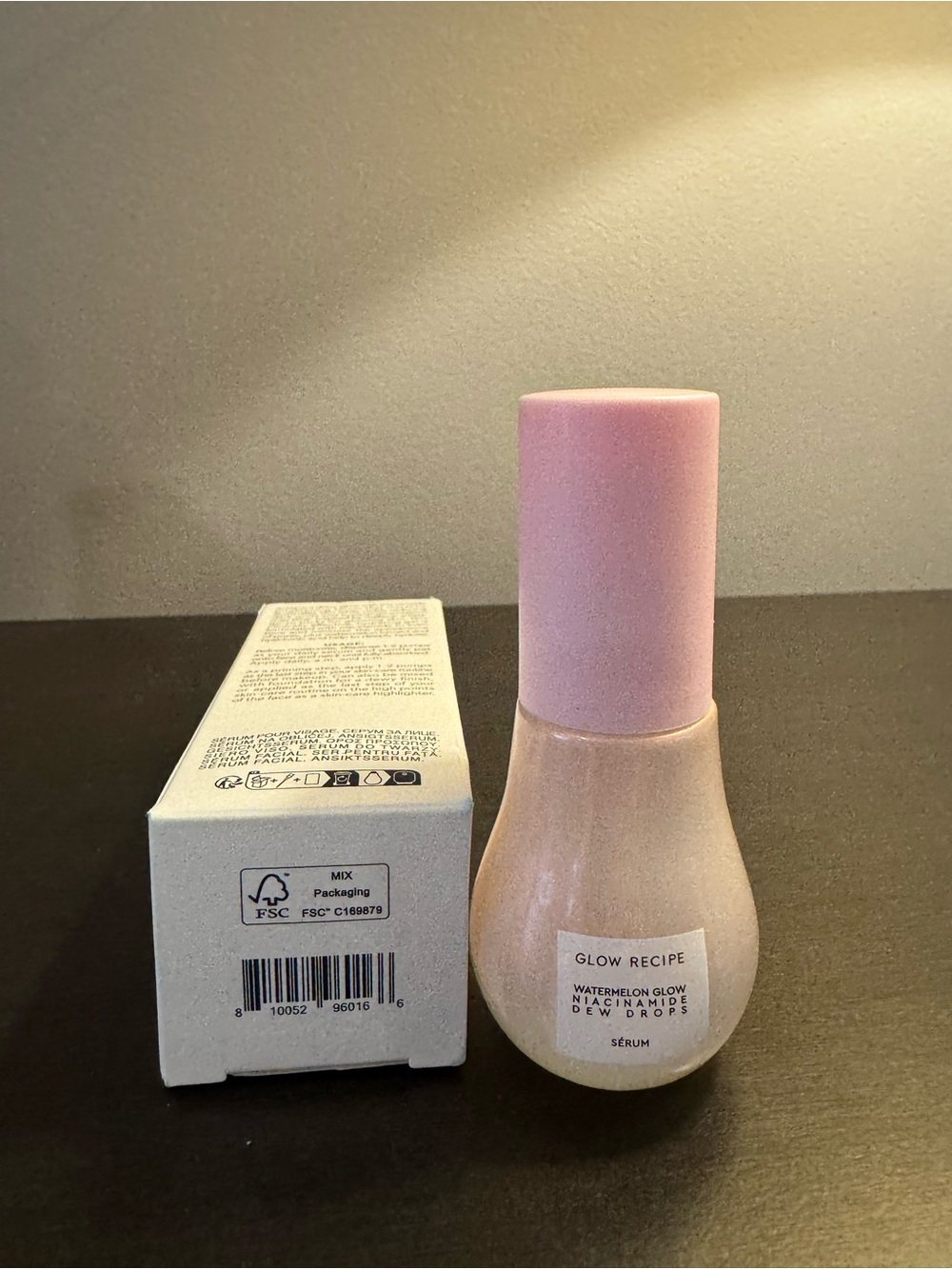 Glow Recipe Watermelon Glow Niacinamide Dew Drops Serum .5 oz 15 ml Travel Size - Picture 5 of 5